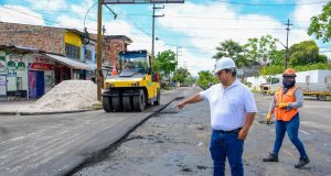 Asfaltado de calles de Iquitos tiene un avance del 30 %