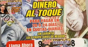 Ayacucho: Continúan distribuyendo volantes vinculados al “gota a gota”