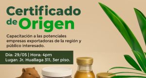 Cámara de Comercio impulsará emisión de Certificados de Origen para exportadores amazónicos