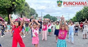 #buenagestion || Con gran éxito, la Municipalidad Distrital de Punchana, a través del trabajo articulado entre la Defensoría Municipal del Niño y el Adolescente, y la Unidad de Educación, Cultura, Deporte y Promoción de la Juventud, desarrollaron los Domingos Familiares, celebrando el Día Internacional del Juego.