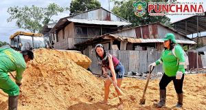 #buenagestion || ✅ Con gran éxito, la Municipalidad Distrital de Punchana, en trabajo mancomunado con los vecinos de la calle Jerusalén, trabajaron en el mantenimiento de vías de esta importante zona.