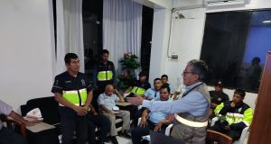 CAPACITAN A PERSONAL DE SERENAZGO Y POLICÍA MUNICIPAL EN TEMAS DE SEGURIDAD VIAL