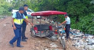 SERENAZGO LOCALIZA MOTOKAR DESMANTELADO Y LO TRASLADA PARA ENTREGA A LA PNP