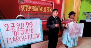 Puno anuncia nuevas protestas contra Dina Boluarte durante fiestas patrias