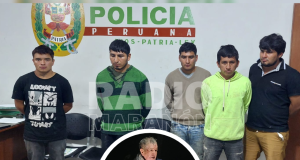 San Ignacio: agricultor de 78 años fue atacado en su vivienda por 5 presuntos delincuentes que fueron capturados con parte del botín