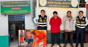 Huamanga: “Los apretadores de Belén” caen por extorsionar a obreros e ingenieros