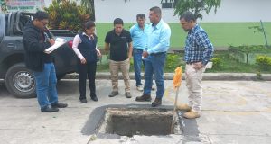 Gorel- Opipp, Ministerio Público y Sedaloreto verificando buzones sin tapa y colapsados en Iquitos