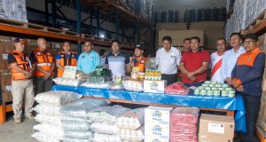 GOBERNADOR ENTREGÓ 302 TONELADAS DE ALIMENTOS PARA DAMNIFICADOS