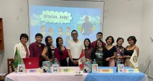 RECONOCEN TRAYECTORIA DE ESCRITOR ANDY SAAVEDRA