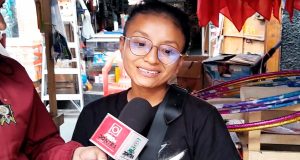 CALLES DE IQUITOS SE VISTEN DE ROJO Y BLANCO