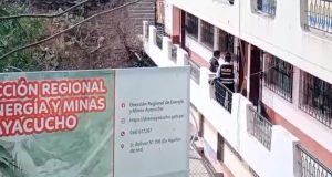 Allanan oficinas de Energía y Minas en Ayacucho por caso Nicanor Boluarte