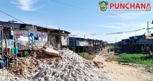 MUNICIPALIDAD DE PUNCHANA MEJORA CALLES EN EL A.H. DELICIA MANZUR