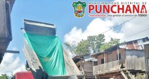 #buenagestion || En una acción articulada entre la Gerencia de Servicios Municipales de la Municipalidad Distrital de Punchana y el Ministerio de Vivienda, Construcción y Saneamiento, se realizó la entrega de tierra para relleno en el A.H. Nuevo Santa María del Amazonas, calle Progreso.
