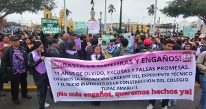 Trujillo: alumnos de colegio Túpac Amaru estudian en aulas prefabricadas desde hace 11 años