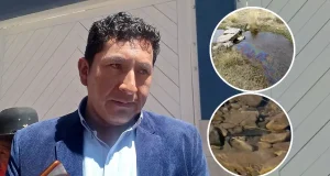 Puno: 10 mil galones de hidrocarburos derramados en el río Loripongo amenazan con llegar al Lago Titicaca