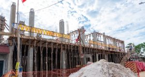 NUEVA INFRAESTRUCTURA DE LA I.E.I. N.° 856 AVANZA A MÁS DEL 50%