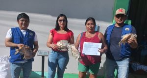ENTREGA DE PESCADO SECO SALADO A COMEDORES POPULARES DE SAN LORENZO