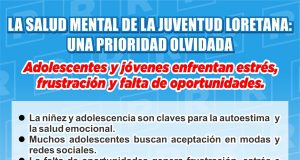 LA SALUD MENTAL DE LA JUVENTUD LORETANA: POLITICA DE ESTADO DESDE EL SENADO