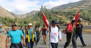 Alcalde de Pataz llegará a Trujillo luego de 20 días de caminata