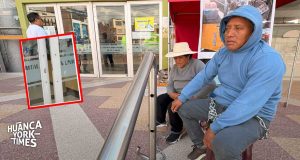 Cortan manija de puerta municipal, en intento de retirar a proveedora que cumple seis días en huelga