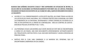 DEMORAN PAGOS A DOCENTES POR IRREGULARIDADES EN LIMA