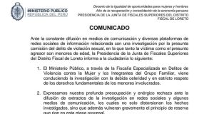 FISCALÍA RECHAZA FILTRACIÓN DE INVESTIGACIÓN POR VIOL4CIÓN