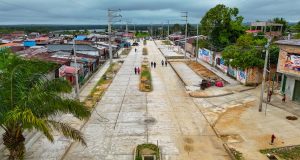 AVENIDA GUARDIA CIVIL EN SAN JUAN ALCANZA 98 % DE AVANCE
