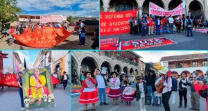 Los dos frentes que marcaron la marcha nacional en Ayacucho