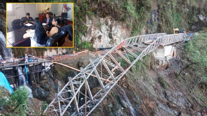 Ayacucho: Fiscalía Anticorrupción investiga colapso de puente antes de su inauguración