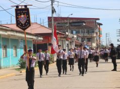 IZAMIENTO Y DESFILE POR ANIVERSARIO DE INSTITUCIÓN EDUCATIVA Y DÍA MUNDIAL DE LA SALUD MENTAL