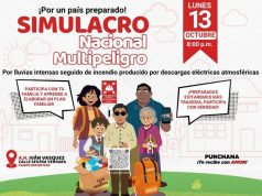 MUNICIPALIDAD DE PUNCHANA CONVOCA A PARTICIPAR EN EL SIMULACRO NACIONAL MULTIPELIGRO