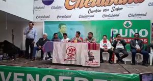 Guillermo Bermejo llegó a Puno junto a Quintanilla y Jiménez por la alianza “Venceremos”