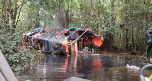 DESTRUYEN DRAGAS EN ALTO NANAY