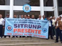 Trabajadores de la Universidad Nacional de Piura exigen cumplimiento de derechos laborales y mejoras salariales