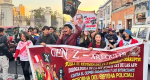 Arequipa: la Generación Z toma las calles y llega a Plaza de Armas en una larga jornada de protesta