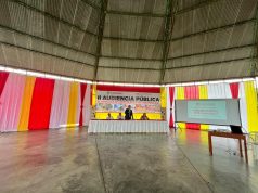 ALCALDE OLMEX ESCALANTE CHOTA RINDE CUENTAS ANTE LA POBLACIÓN DE PUNCHANA EN AUDIENCIA PÚBLICA 2025