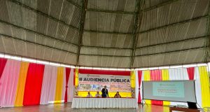 ALCALDE OLMEX ESCALANTE CHOTA RINDE CUENTAS ANTE LA POBLACIÓN DE PUNCHANA EN AUDIENCIA PÚBLICA 2025