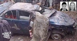 Chofer y pasajera mueren al caer auto a un abismo en Andamarca; dos menores están graves
