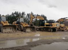 Jauja: Otra vez se detienen los trabajos en la carretera JU-103 por lluvias, salarios impagos y falta de combustible