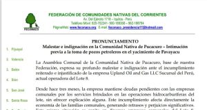 COMUNIDADES DEL CORRIENTES ADVIERTEN TOMA DE POZOS PETROLEROS POR DEUDA