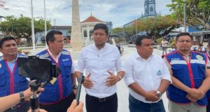 ROY SALDAÑA TRAS DAÑOS EN LA PLAZA DE ARMAS: “EL CUIDADO ES DE TODOS”