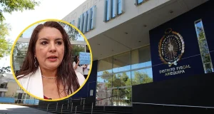 Arequipa: trabajadores del Ministerio Público protestan por sueldo que se mantiene hace 10 años