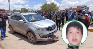 Juliaca: conductor atropelló a niño de 8 años y en intento de fuga arrastró cuerpo del menor