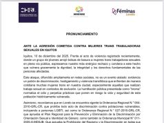 EXIGEN SANCIONES TRAS AGRESIÓN CONTRA MUJERES TRANS