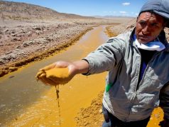 El agua de la cuenca Ramis se ha convertido en lodo por la contaminación minera