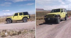 San Román: Pobladores del distrito de Caracoto hallan Jeep robado tras crimen