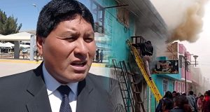 Huancané: Alcalde confirma que incendio mortal se produjo en local previamente clausurado