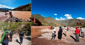 A 11 días de su desaparición continúa la búsqueda de dos menores arrastrados por el río Mantaro