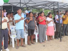 MUNICIPALIDAD PROVINCIAL COLOCA PRIMERA PIEDRA PARA LA CONSTRUCCIÓN DE DOS LOCALES MULTIUSOS EN SAN LORENZO