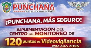 PUNCHANA FORTALECE SU SEGURIDAD CON MODERNO SISTEMA DE VIDEOVIGILANCIA